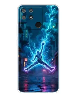 Чехол для Realme NARZO 80 Lite 4G с картинкой «Jordan Gold Jumpman»