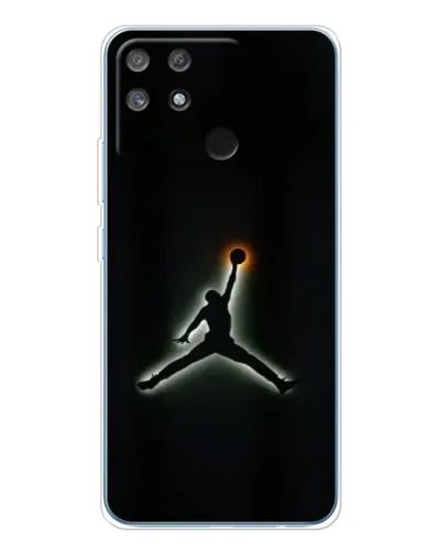 Чехол для Realme NARZO 80 Lite 4G с картинкой «Jordan Gradient Logo»