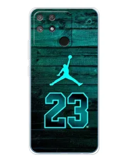Чехол для Realme NARZO 80 Lite 4G с картинкой «Jordan Cyan 23»