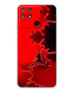 Чехол для Realme NARZO 80 Lite 4G с картинкой «Jordan Red Smoke»