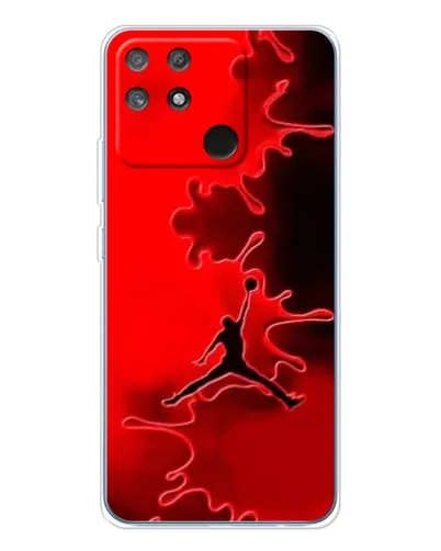 Чехол для Realme NARZO 80 Lite 4G с картинкой «Jordan Red Smoke»