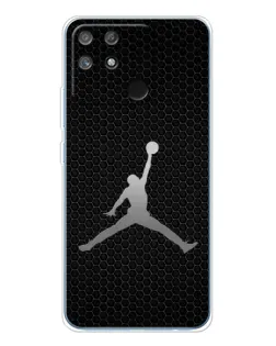 Чехол для Realme NARZO 80 Lite 4G с картинкой «Jordan Dark Carbon»
