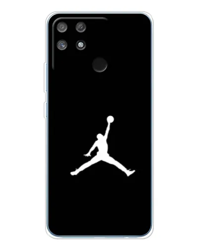 Чехол для Realme NARZO 80 Lite 4G с картинкой «Jordan Silhouette»