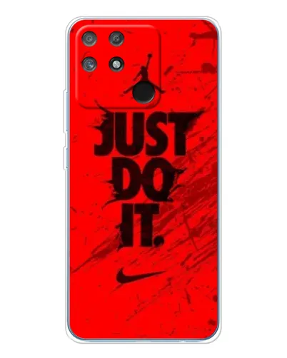 Чехол для Realme NARZO 80 Lite 4G с картинкой «Nike Just Do It»