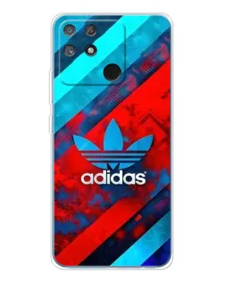 Чехол для Realme NARZO 80 Lite 4G с картинкой «Абстракция Adidas»