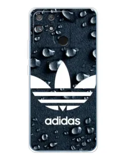 Чехол для Realme NARZO 80 Lite 4G с картинкой «Adidas Trefoil Blue»