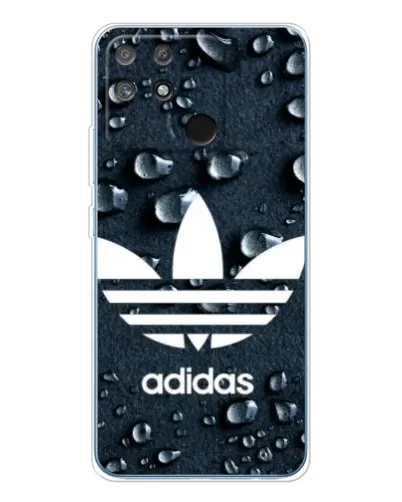 Чехол для Realme NARZO 80 Lite 4G с картинкой «Adidas Trefoil Blue»