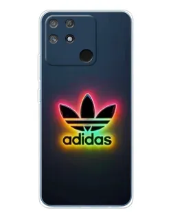Чехол для Realme NARZO 80 Lite 4G с картинкой «Неоновый Adidas»