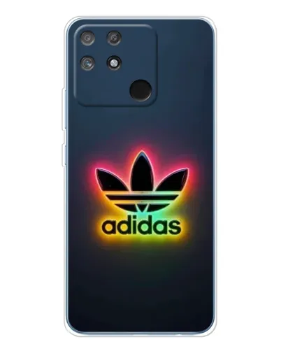 Чехол для Realme NARZO 80 Lite 4G с картинкой «Неоновый Adidas»