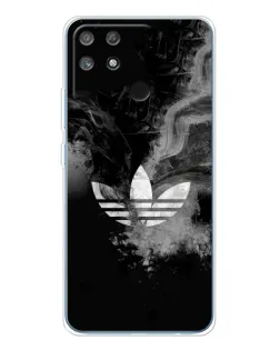 Чехол для Realme NARZO 80 Lite 4G с картинкой «Абстрактный дым Adidas»