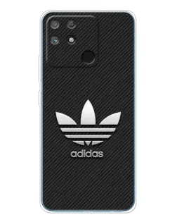 Чехол для Realme NARZO 80 Lite 4G с картинкой «Adidas Карбоновая текстура»