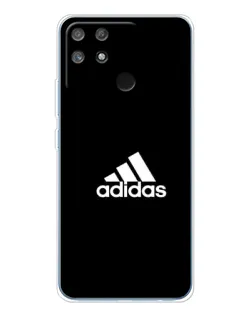 Чехол для Realme NARZO 80 Lite 4G с картинкой «Черная классика Adidas»