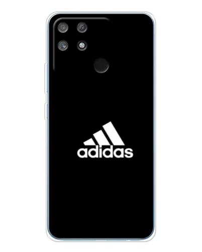 Чехол для Realme NARZO 80 Lite 4G с картинкой «Черная классика Adidas»