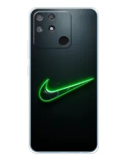 Чехол для Realme NARZO 80 Lite 4G с картинкой «Неоновый контур Nike» Чехол для Realme NARZO 80 Lite 4G с картинкой «Неоновый контур Nike»
