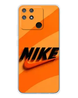 Чехол для Realme NARZO 80 Lite 4G с картинкой «Оранжевый драйв Nike»