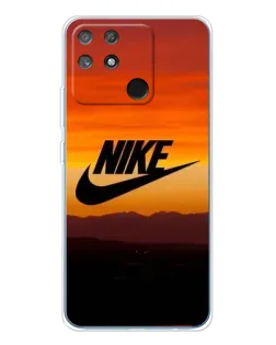 Чехол для Realme NARZO 80 Lite 4G с картинкой «Nike — вечерний горизонт»