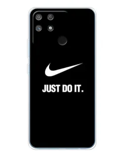 Чехол для Realme NARZO 80 Lite 4G с картинкой «Классический принт Nike»