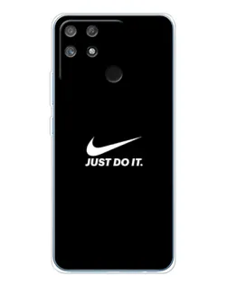 Чехол для Realme NARZO 80 Lite 4G с картинкой «Минимализм от Nike»