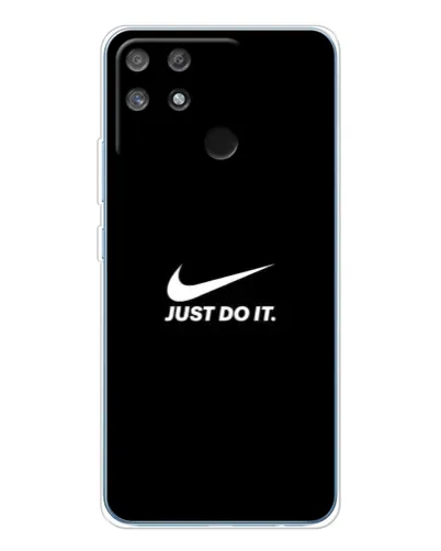 Чехол для Realme NARZO 80 Lite 4G с картинкой «Минимализм от Nike»