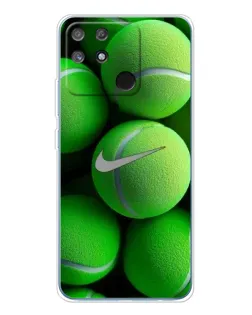 Чехол для Realme NARZO 80 Lite 4G с картинкой «Теннисные мячи Найк»