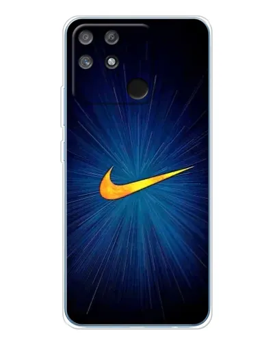 Чехол для Realme NARZO 80 Lite 4G с картинкой «Синий пульс Nike» Чехол для Realme NARZO 80 Lite 4G с картинкой «Синий пульс Nike»