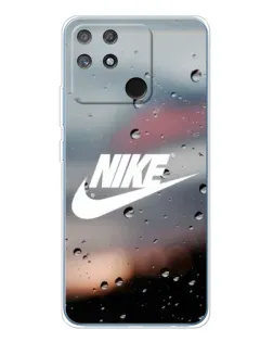 Чехол для Realme NARZO 80 Lite 4G с картинкой «Nike в стиле ретро»