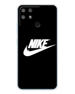 Чехол для Realme NARZO 80 Lite 4G с картинкой «Мазки краски Nike»