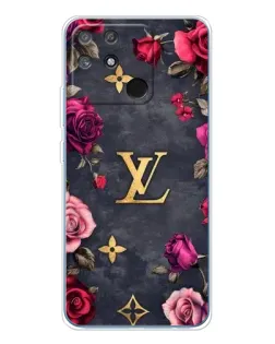 Чехол для Realme NARZO 80 Lite 4G с картинкой «Цветочный Louis Vuitton»