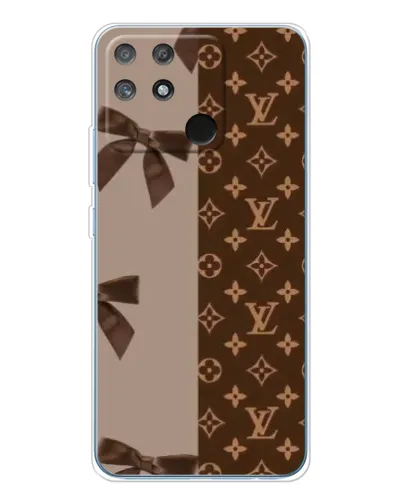 Чехол для Realme NARZO 80 Lite 4G с картинкой «Louis Vuitton — банты»