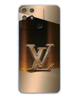 Чехол для Realme NARZO 80 Lite 4G с картинкой «LV — золотое сияние»