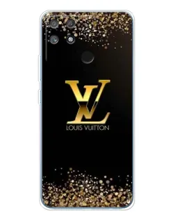 Чехол для Realme NARZO 80 Lite 4G с картинкой «LV — золотые искры»