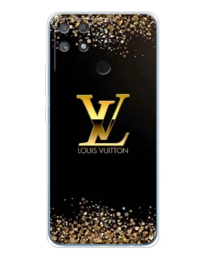 Чехол для Realme NARZO 80 Lite 4G с картинкой «LV — золотые искры»
