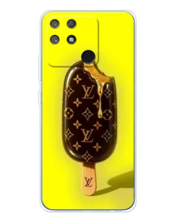 Чехол для Realme NARZO 80 Lite 4G с картинкой «Мороженое от LV»