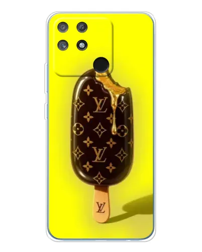 Чехол для Realme NARZO 80 Lite 4G с картинкой «Мороженое от LV»