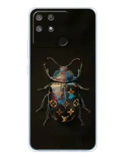 Чехол для Realme NARZO 80 Lite 4G с картинкой «LV — мраморный принт»