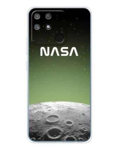 Чехол для Realme NARZO 80 Lite 4G с картинкой «NASA — лунный градиент»