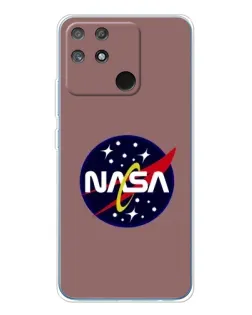 Чехол для Realme NARZO 80 Lite 4G с картинкой «NASA — ретро космос»