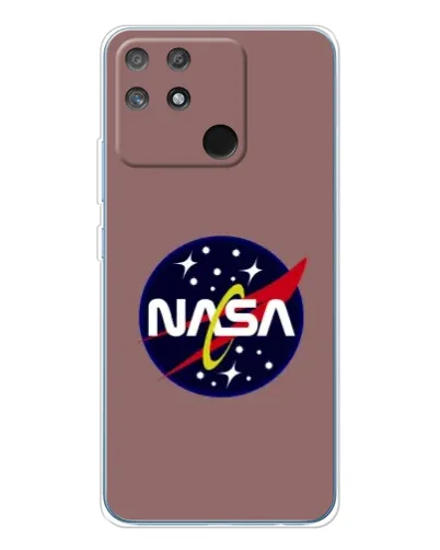 Чехол для Realme NARZO 80 Lite 4G с картинкой «NASA — ретро космос»