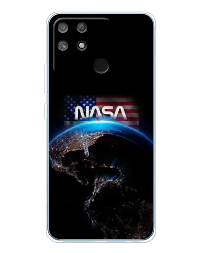 Чехол для Realme NARZO 80 Lite 4G с картинкой «Земля из космоса NASA»