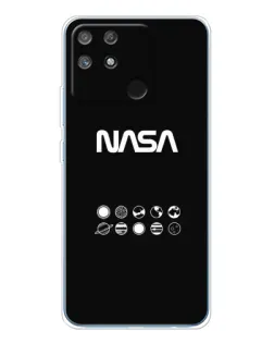 Чехол для Realme NARZO 80 Lite 4G с картинкой «NASA — технический принт»
