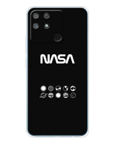 Чехол для Realme NARZO 80 Lite 4G с картинкой «NASA — технический принт»