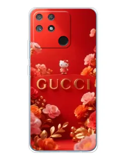 Чехол для Realme NARZO 80 Lite 4G с картинкой «Gucci — золотой сад»
