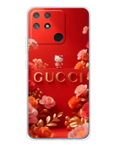Чехол для Realme NARZO 80 Lite 4G с картинкой «Gucci — золотой сад»