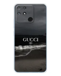 Чехол для Realme NARZO 80 Lite 4G с картинкой «Gucci — морской прибой»