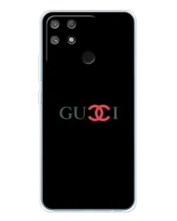 Чехол для Realme NARZO 80 Lite 4G с картинкой «Gucci — красный градиент»