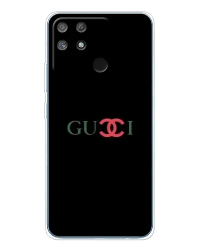 Чехол для Realme NARZO 80 Lite 4G с картинкой «Gucci — красный градиент»