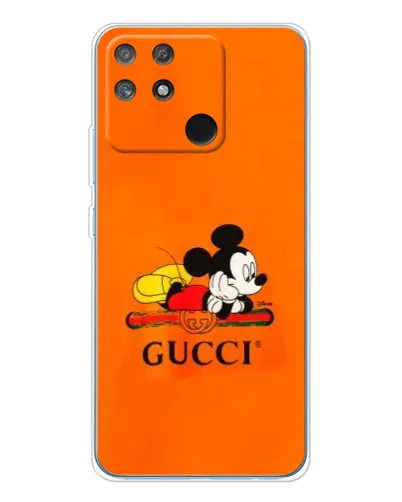 Чехол для Realme NARZO 80 Lite 4G с картинкой «Микки Маус Gucci — оранж» Чехол для Realme NARZO 80 Lite 4G с картинкой «Микки Маус Gucci — оранж»