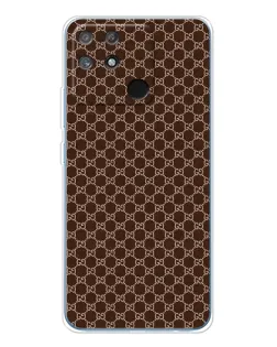 Чехол для Realme NARZO 80 Lite 4G с картинкой «Gucci — шоколадная сетка»