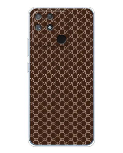 Чехол для Realme NARZO 80 Lite 4G с картинкой «Gucci — шоколадная сетка» Чехол для Realme NARZO 80 Lite 4G с картинкой «Gucci — шоколадная сетка»