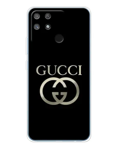 Чехол для Realme NARZO 80 Lite 4G с картинкой «Gucci — золото на черном» Чехол для Realme NARZO 80 Lite 4G с картинкой «Gucci — золото на черном»